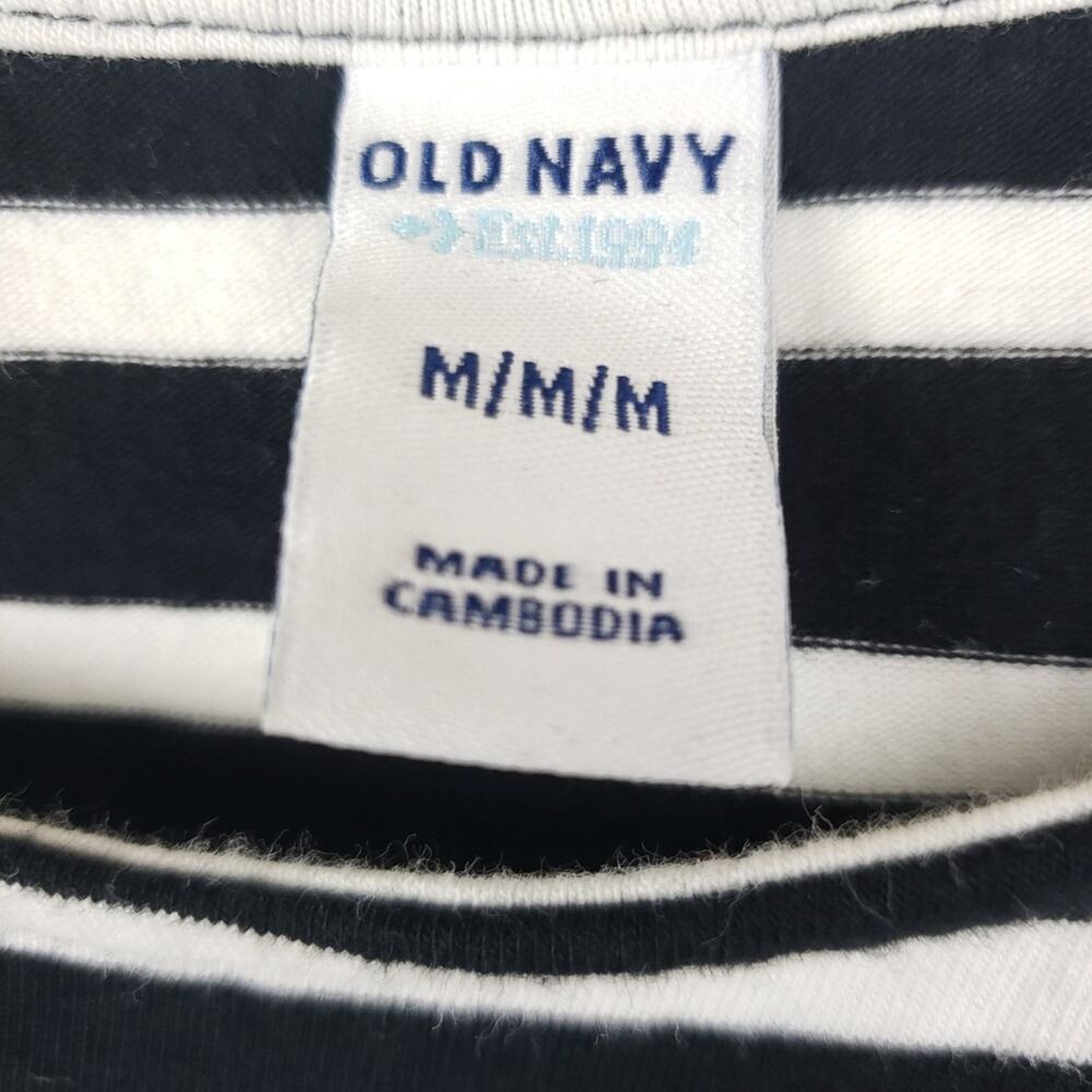 Old Navy | Black/White Stripe sleeveless Dress - Picture 5 of 5